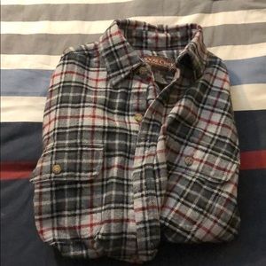 Red flannel shirt
